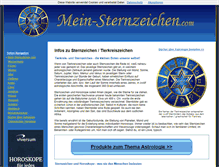 Tablet Screenshot of mein-sternzeichen.com